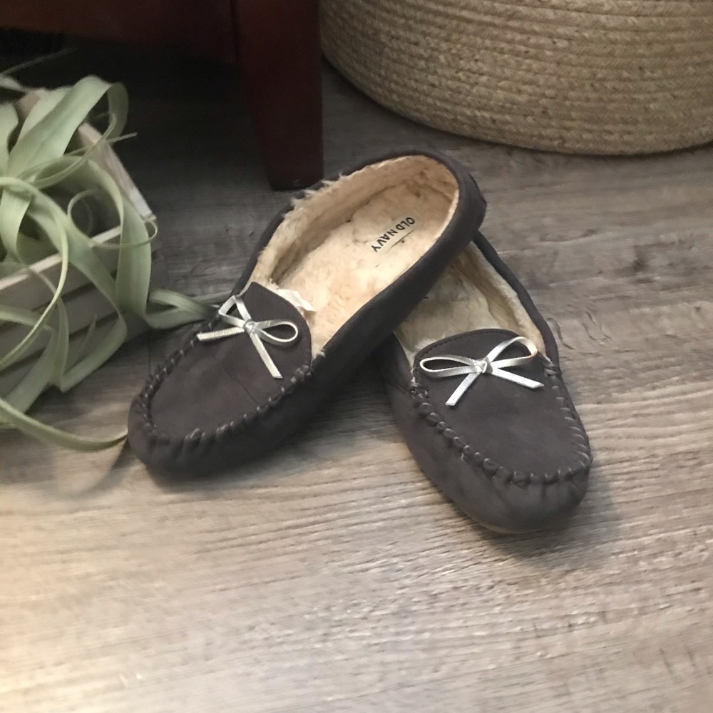 Old Navy Blue/Gray Moccasins
